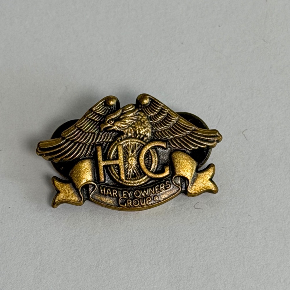 Vintage 1993 Harley Davidson HOG Pin Eagle Harley‎ Owners Group Biker Collectors